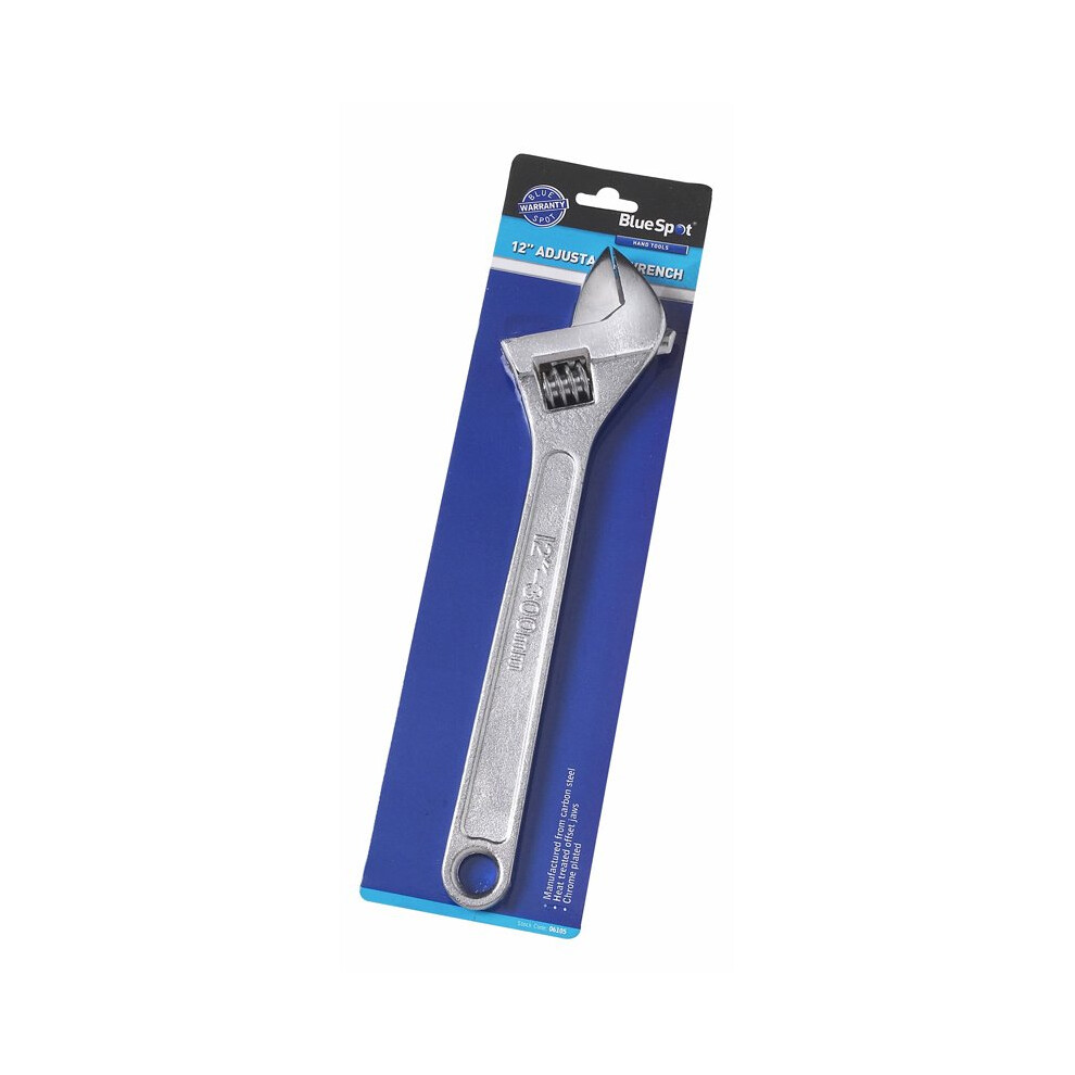 BlueSpot Adjustable Spanner Extra Long Large Handle Drop Forged Wrench 12"" - Image 8
