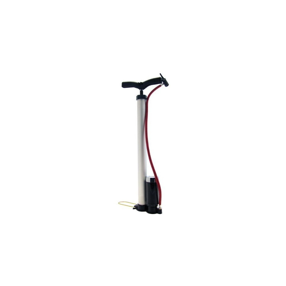 Stirrup Pump With Guage -  hand pump gauge inflate cars motorcycles bicycles 450mm tyre tire heavy new