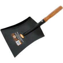 Metal Coal Shovel -  metal coal shovel handle wooden amtech