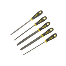 Blue Spot 22654 File Set With Double Colour Handle (5 Pieces) - Handled 5 200mm - file set handled 5 200mm bluespot piece 8in 22654 5pc tools