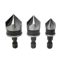 Bluespot 3 Pce 6mm (1/4") Hex Shank Countersink Bit Set - Bits Tools 20310 Blue - countersink 3 bits tools set 20310 blue spot pieces