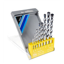 8 Piece Masonry Drill Bits Set - 30100mm Bluespot Tools 20123 Bs20123 - masonry drill set 8 30100mm bluespot tools 20123 bs20123