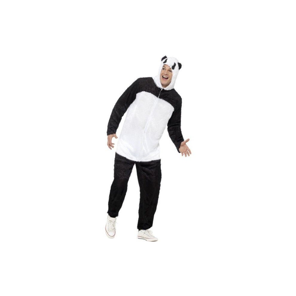 Adult's Panda Costume -  costume panda fancy dress adult mens animal zoo outfit jumpsuit