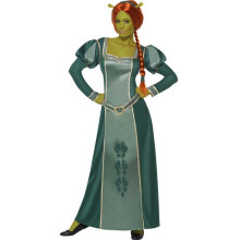 Women's Shrek Fiona Costume - shrek costume fiona dress fancy princess womens ladies ogre outfit smiffys wig