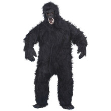 Smiffy's Men's Gorilla Costume, Bodysuit, Mask, Hands And Feet, Party Animals, -  gorilla costume deluxe fancy dress adult new mens party monkey