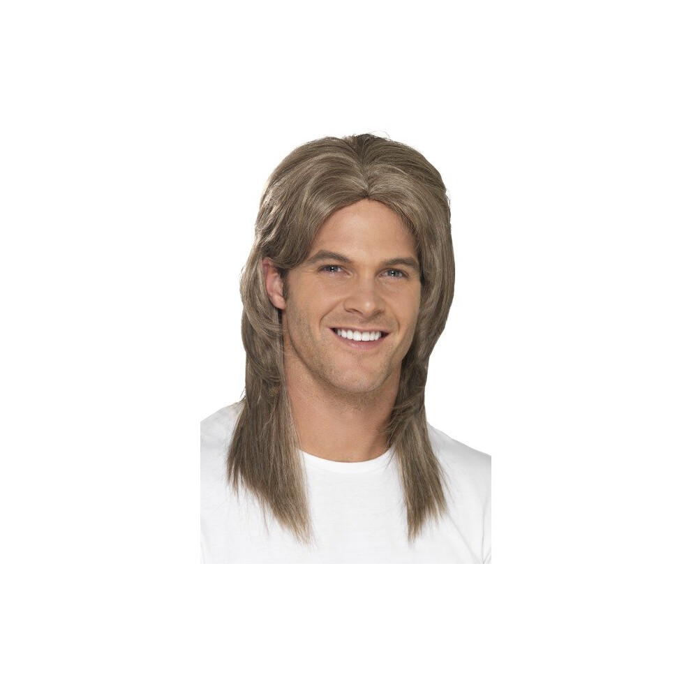 Smiffy's 44645 Mullet Wig (one Size) -  wig mullet heat resistant deluxe fibre fancy dress