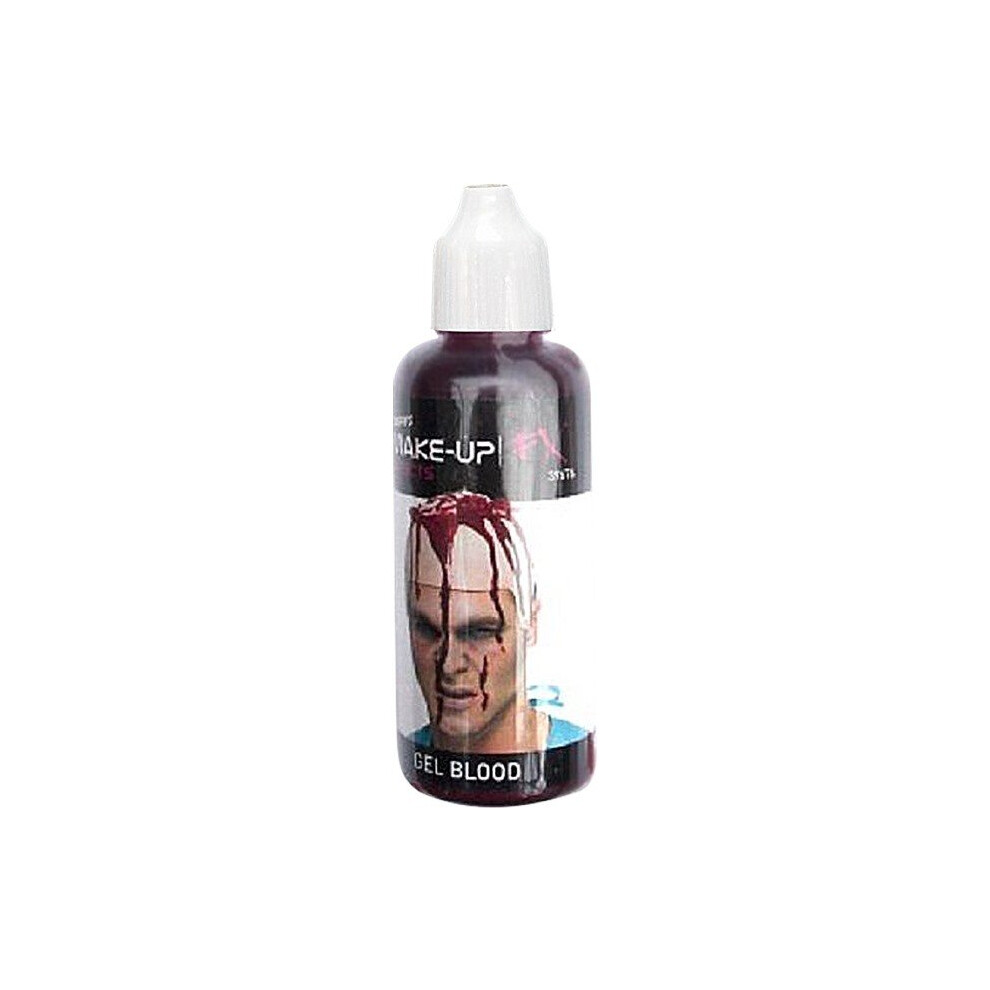 Smiffy's 28.4Ml Professional Style Gel Blood - Halloween Fancy Fake Dress Bottle - Blood Gel Professional Halloween Style Fancy Fake Dress Red