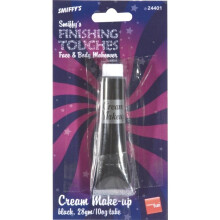 Black Face And Body Cream Make Up Fancy Dress Prop - Paint Halloween Smiffys - black cream face make up paint halloween smiffys fancy dress white