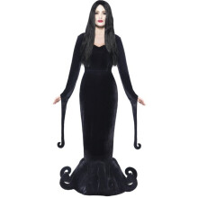 Smiffy's Adult Women's Duchess Of The Manor Costume, Full Length Dress And Hem - manor dress duchess costume fancy halloween adult ladies morticia