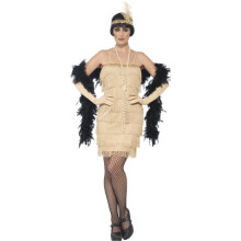 Smiffy's 44678s Women's Flapper Costume (small) - costume flapper fancy dress ladies charleston 1920s womens gatsby gold adults outfit short great