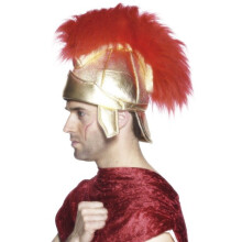 Gold Roman Soldier's Helmet - Fancy Dress Soldiers Smiffys Mens Gladiator Hat - roman helmet fancy dress soldiers smiffys mens gladiator hat gold