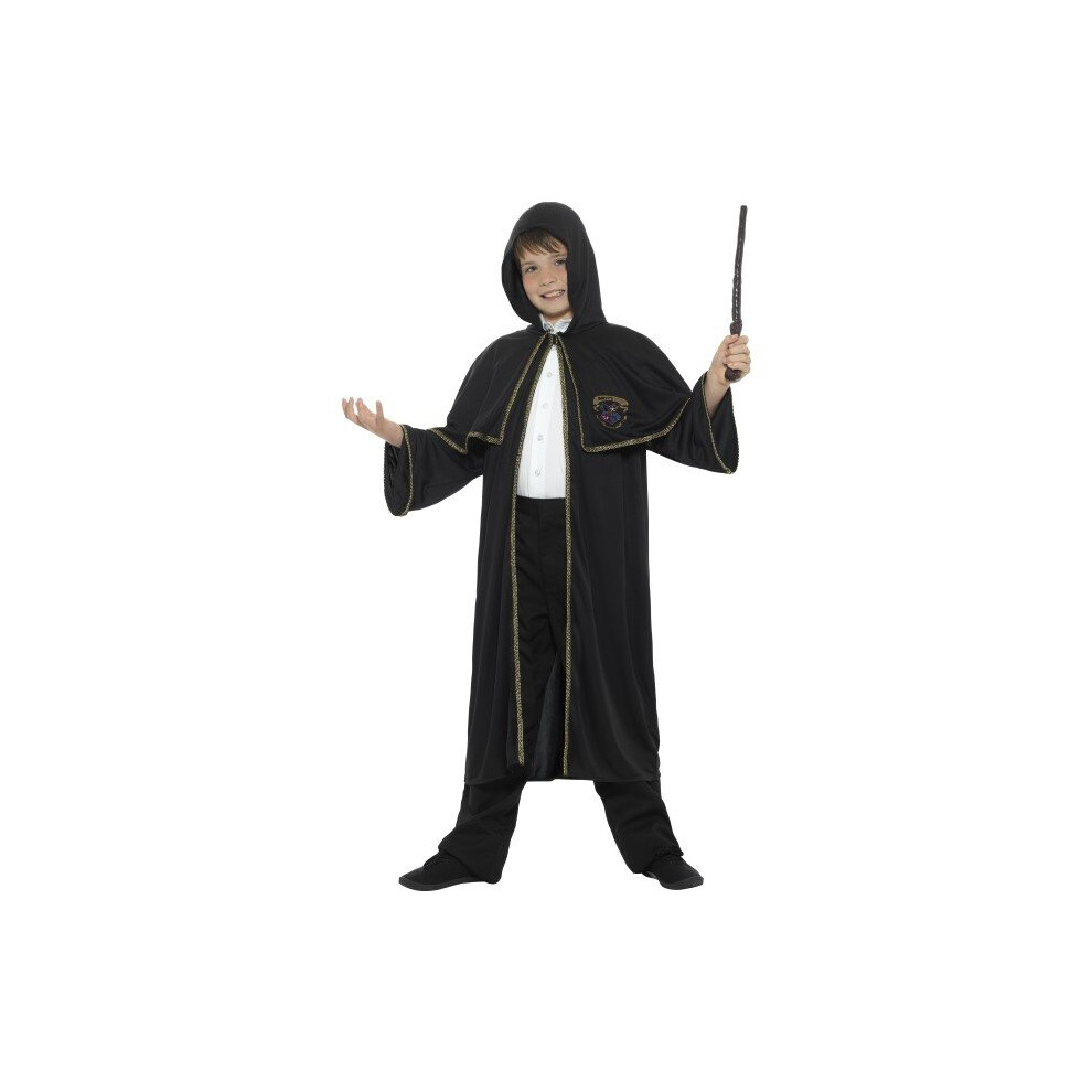 Smiffy's 45604lxl Wizard Cloak (large) -  wizard cloak fancy dress costume book week kids black day potter magician up