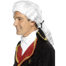 Adult baroque white wig