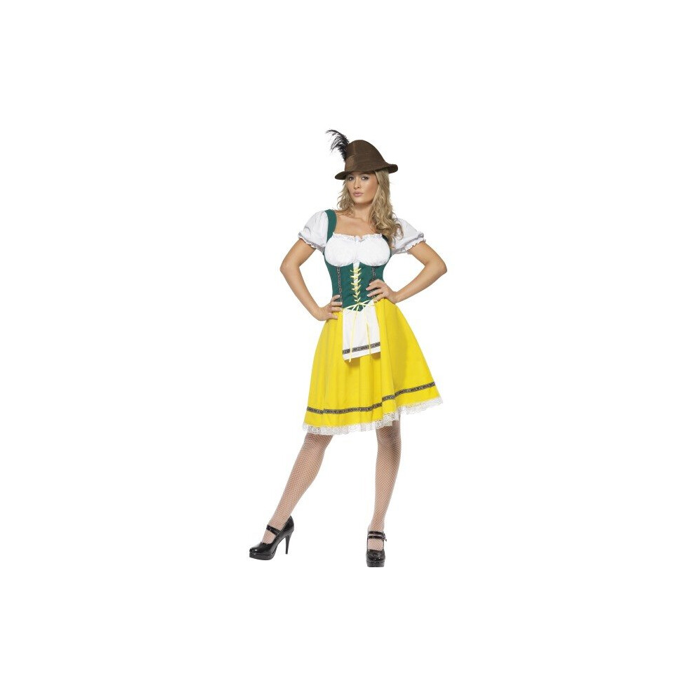 Uk 20-22 Ladies Oktoberfest Costume -  oktoberfest fancy dress costume ladies bavarian german outfit wench beer maid smiffys womens new