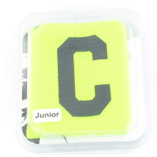 Junior Size Yellow Captains Armband - Big C Football Colours Precision Training - big c captains football colours precision training arm band