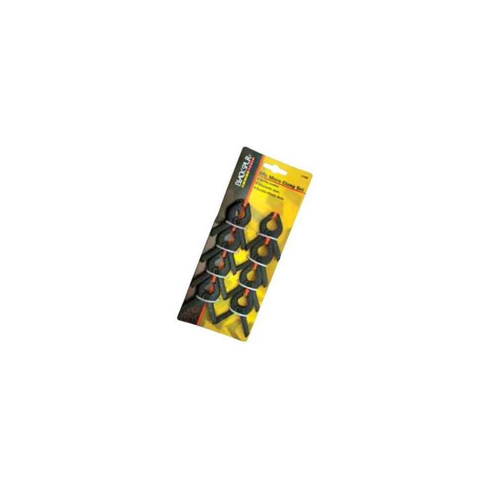 63.5mm 8 Piece Micro Clamp Set -  micro clamp set 8 spring mini plastic