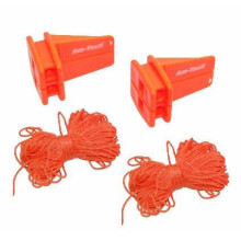 L Shaped Plastic Line Block & 18m Line - Brick Builders Laying Diy Corner 36m - line brick block builders laying 18m diy shaped corner 36m brickies