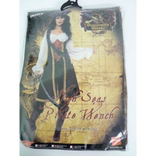 Small Women's Pirate Costume - pirate costume dress wench fancy high seas ladies outfit womens deluxe adult
