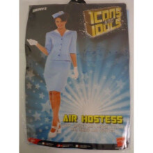 Medium Ladies Air Hostess Costume - hostess costume air dress fancy ladies stewardess womens cabin crew adult smiffys