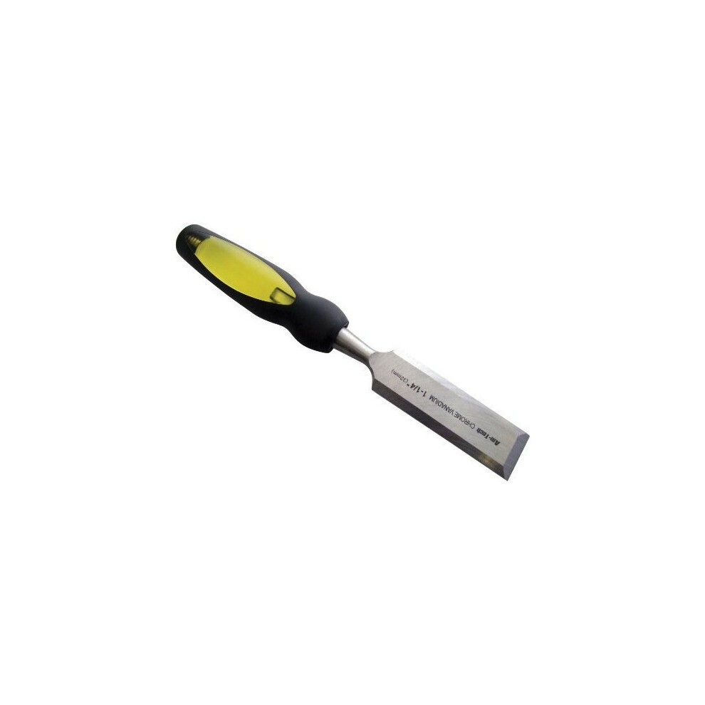 1-1/4" Wood Chisel With Soft Grip - Cr-V - 114 Crv Amtech Bevel Edge Chromevanad - Wood 114 Chisel Soft Grip Crv Amtech Bevel Edge Chromevanad 5032759035380