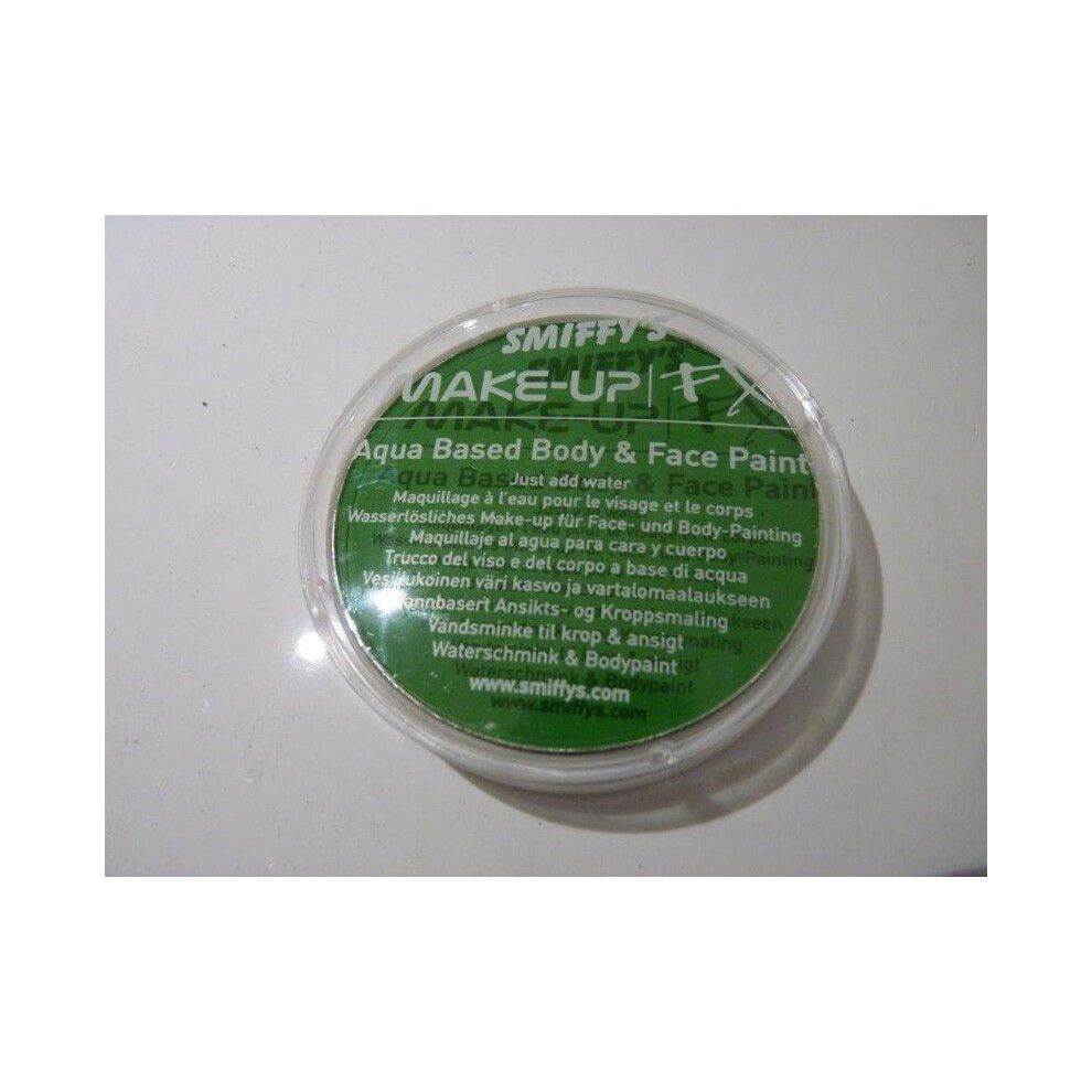 Smiffy's Make-Up Fx, Lime Green, Aqua Face And Body Paint, 16Ml, Water Based - Face Paint Body Fx Make Up 16Ml Fancy Dress Accessory Blue,Green