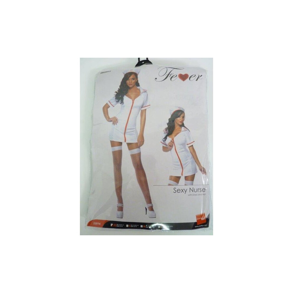 Smiffy's Extra Small Ladies Sexy Nurse Costume - Nurse Costume Dress Fever Fancy Sexy Uniform Outfit Womens Ladies Not,Specified
