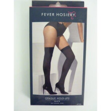 Ladies Black Opaque Hold Ups - opaque black fancy dress hold stockings womens holdups ladies hosiery costume white