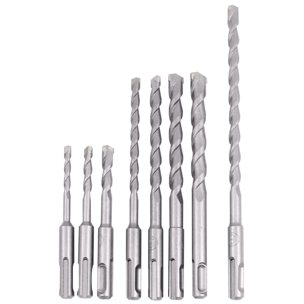 Dekton SDS Plus* Drill Bit Set -  sds drill bit plus masonry set case 8 storage professional dekton 8pc concrete