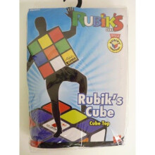 Unisex Rubik's Cube Costume - Rubiks Fancy Dress 80s Outfit Adult 1980s Mens - costume rubiks cube fancy dress 80s outfit adult unisex 1980s mens