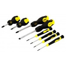 8 Piece Screwdriver Set With Soft Cushion Grips -  screwdriver set rolson 8 piece 28852 pieces