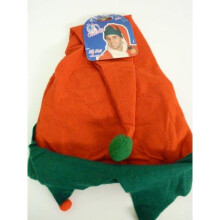 Christmas elf hat with pompom for adults