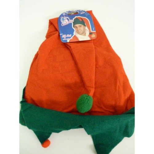 Smiffy's Christmas elf hat with pompom for adults