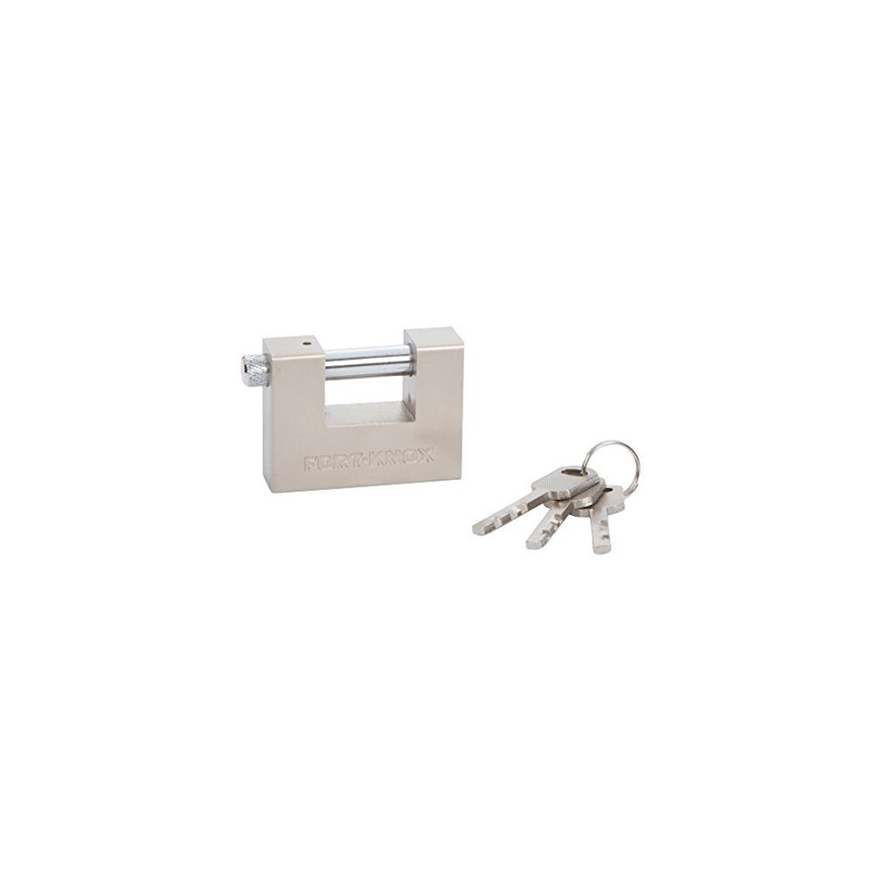 Fort Knox 60Mm Shutter "C" Type Block Padlock - C Shutters Sheds Gates Security - Fort Knox 60Mm Shutter C Type Block Padlock Shutters Sheds Gates 5028734770353