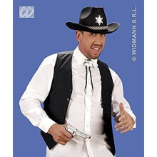 Cowboy String Tie (boot/star) - cowboy string tie jewellery wild west fancy dress accessory