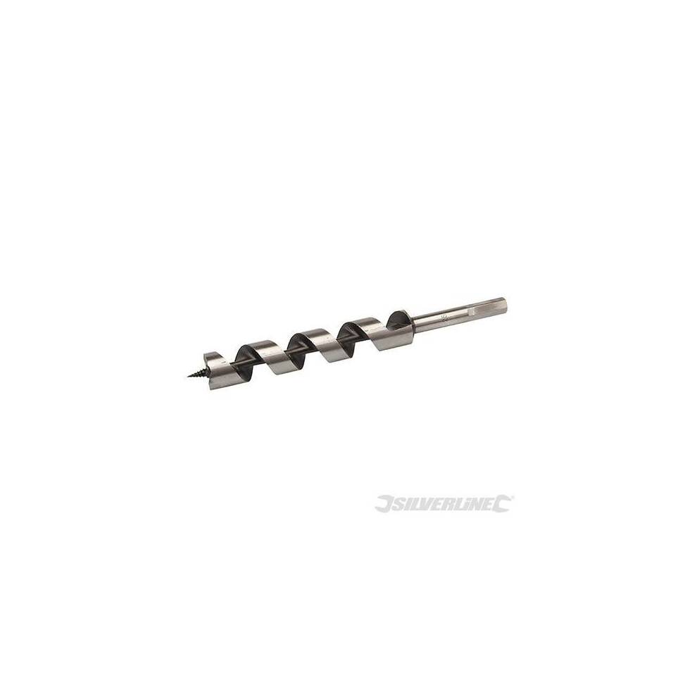 Silverline Auger Bit 25 x 235mm - He Shank Drill Steel Wood 580423 -  auger bit silverline hex shank drill 25 235mm steel wood 580423
