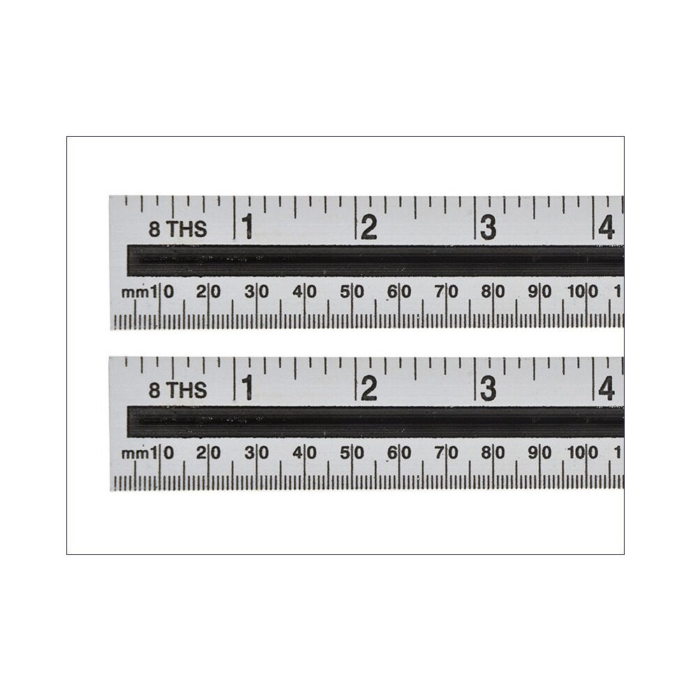 6" Metric & Imperial Aluminium Ruler - Bluespot 150mm 6in Tools Bs33930 - Aluminium Ruler Bluespot 150mm 6in Tools bs33930