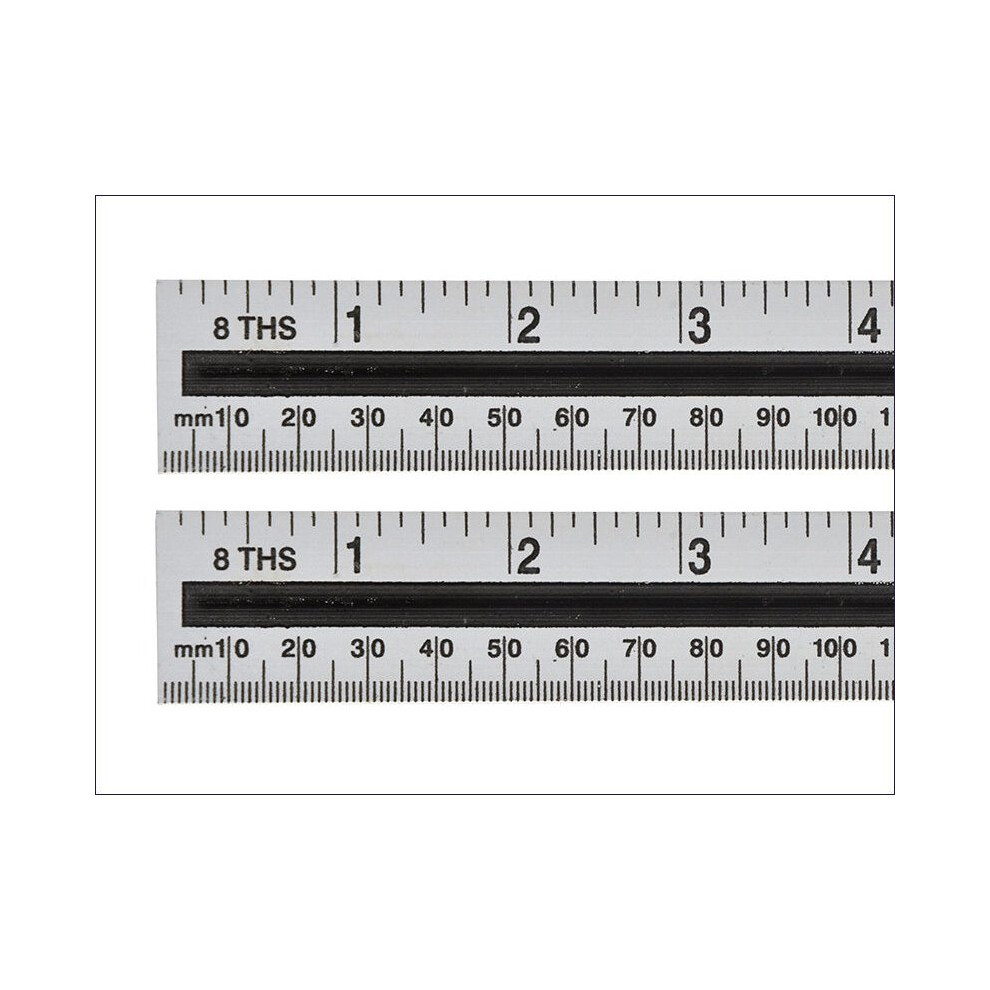 6" Metric & Imperial Aluminium Ruler - Bluespot 150mm 6in Tools Bs33930 -  aluminium ruler bluespot 150mm 6in tools bs33930