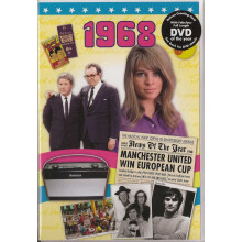 51st Anniversary gift ~ DVD with Memories from 1968 and a Greeting Card in one