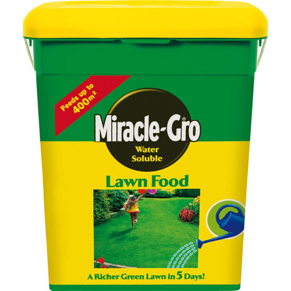 Miracle Gro Lawn Feed Tub -  lawn water soluble food tub miraclegro 2kg grass feed