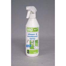 HG Shower/Bath Spray 500ml - All-Surface Cleaner for Lime Scale, Soap & Body Fat (Safe on Marble/Granite) | 887660