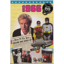 53rd Anniversary gift ~ DVD with Memories from 1966 and a Greeting Card in one
