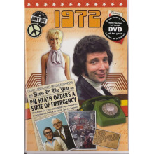 47th Anniversary gift ~ DVD with Memories from 1972 and a Greeting Card in one