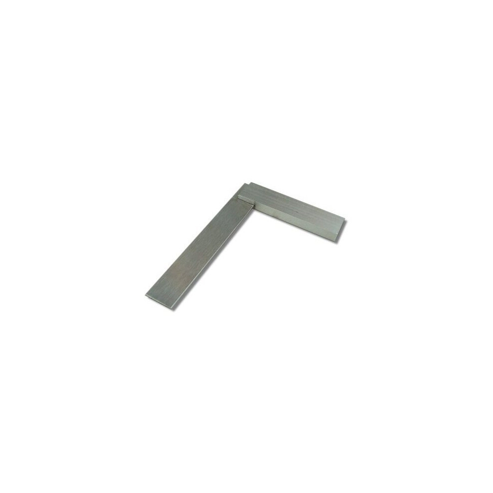 Toolzone Ms072 150Mm Engineers Square - Silver - 6 Steel Set Hardened New - Square Engineers 6 Steel 150Mm Set Toolzone Hardened New 5055143913477