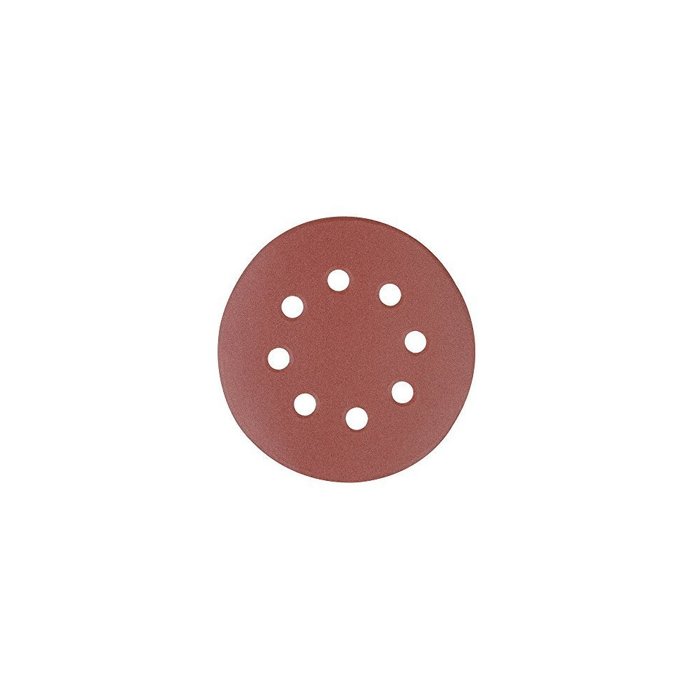 Silverline Hook & Loop Discs Punched 125Mm 10Pk 125Mm 40 Grit - Sanding Sander - Discs Punched 125Mm Grit Hook Loop 40 Sanding 10Pk
