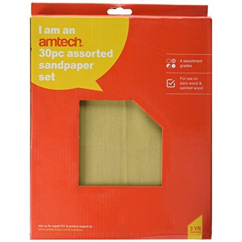30pc Assorted Sandpaper Set - Fine Extra Medium Sheets 30 Sanding Coarse Good -  fine sandpaper extra medium sheets 30 sanding coarse good quality