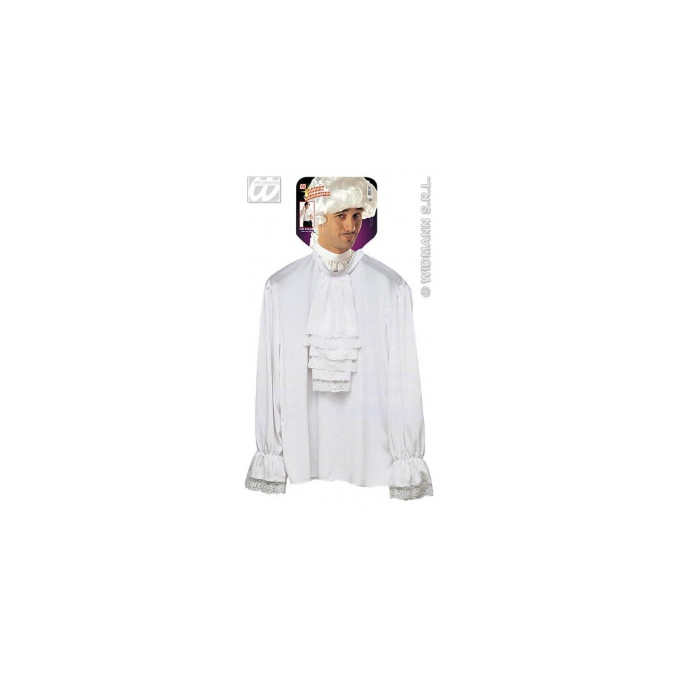 Witte ruches kraag en manchetten set ruches hals jabot kant manchetten