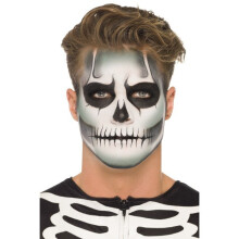 Smiffy's Glow In The Dark Skeleton Kit - Face Halloween Paint Dress Fancy Make - skeleton glow dark face halloween paint dress fancy make up makeup