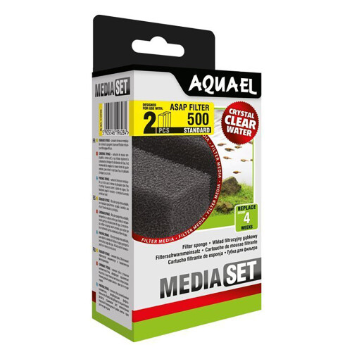 Aquael ASAP 500 Replacement Sponge Standard x2