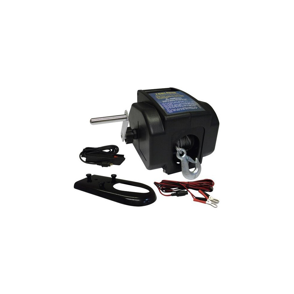 Toolzone 12v Electric Boat Winch - Td024 Blue -  toolzone electric boat winch 12v td024 blue 