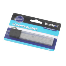 10 Piece Scraper Blades For Heavy Duty Scraper 36406 - Wallpaper Paint 100mm - scraper heavy duty wallpaper paint 100mm 10pc spare new pack refills